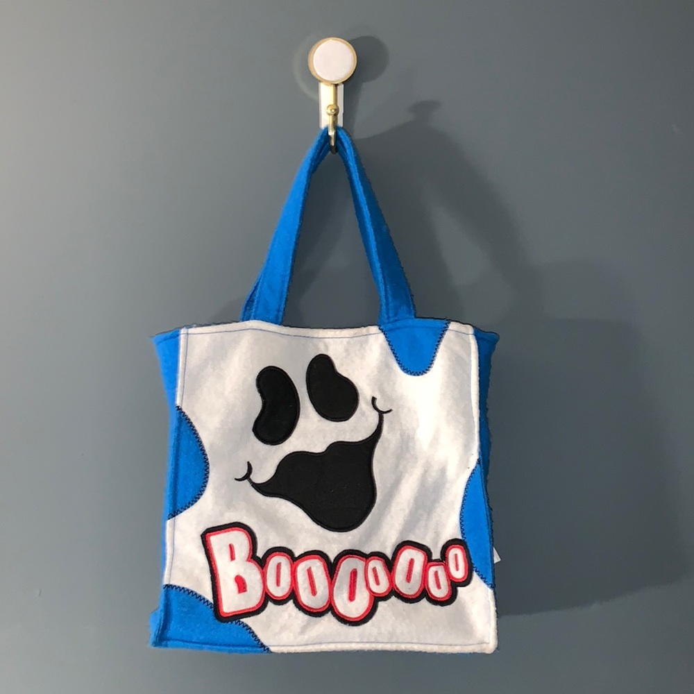 Animal Adventure Felt Halloween Booo Ghost Trick or Treat Bag